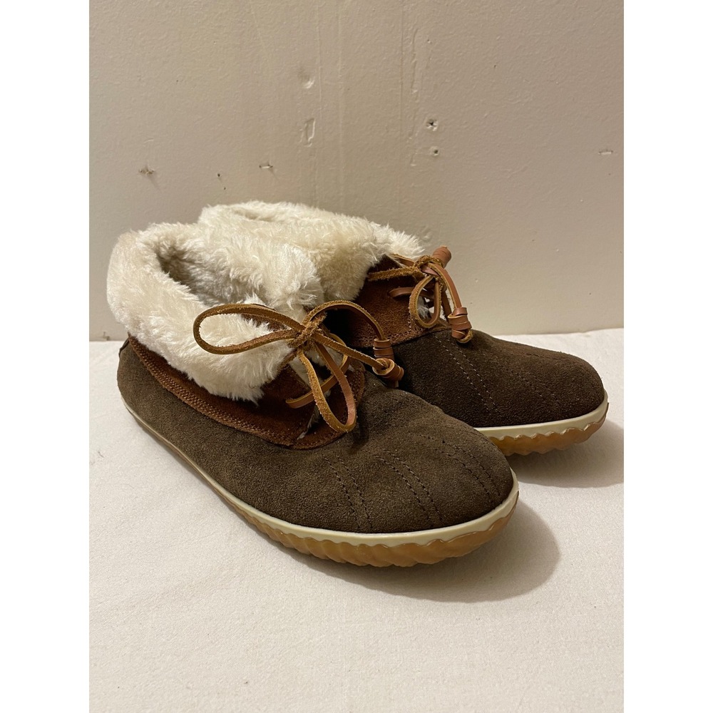 Sperry Top-Sider Women's Size 8 Brown Suede Leather Lace Up Ankle Boots‎